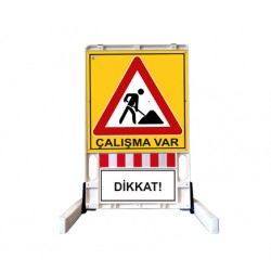 Latlanır Uyarı Levhalı Bariyer 12500 FB R