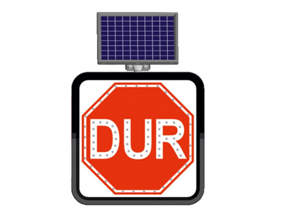Solar Flaşörlü Ledli Trafik Levhaları 11846 FL