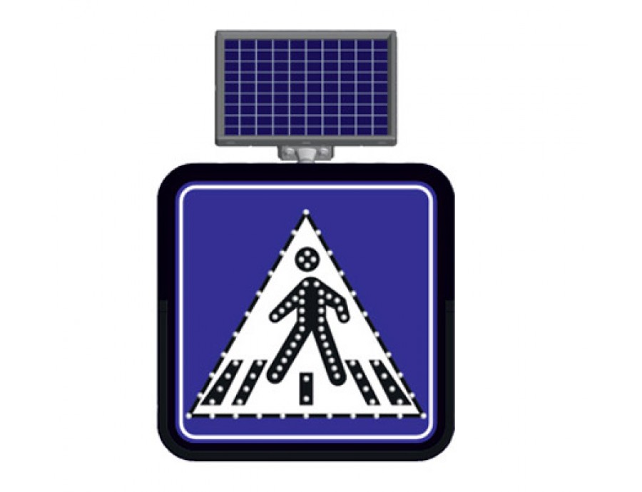 Solar Flaşörlü Ledli Trafik Levhaları 11838 FL