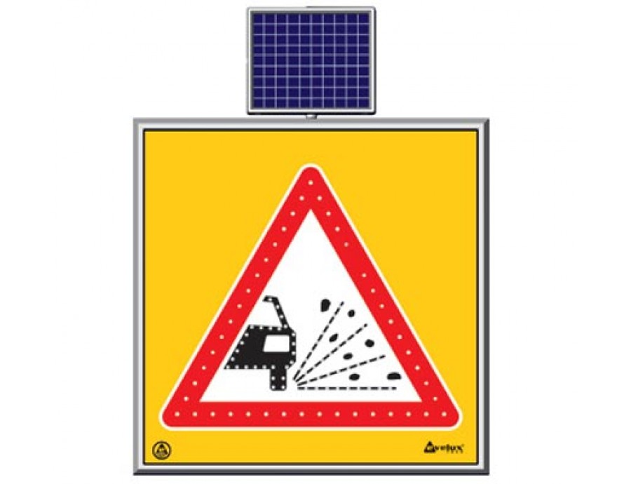 Solar Ledli Yol Bakım Levhaları 11777 S-LD